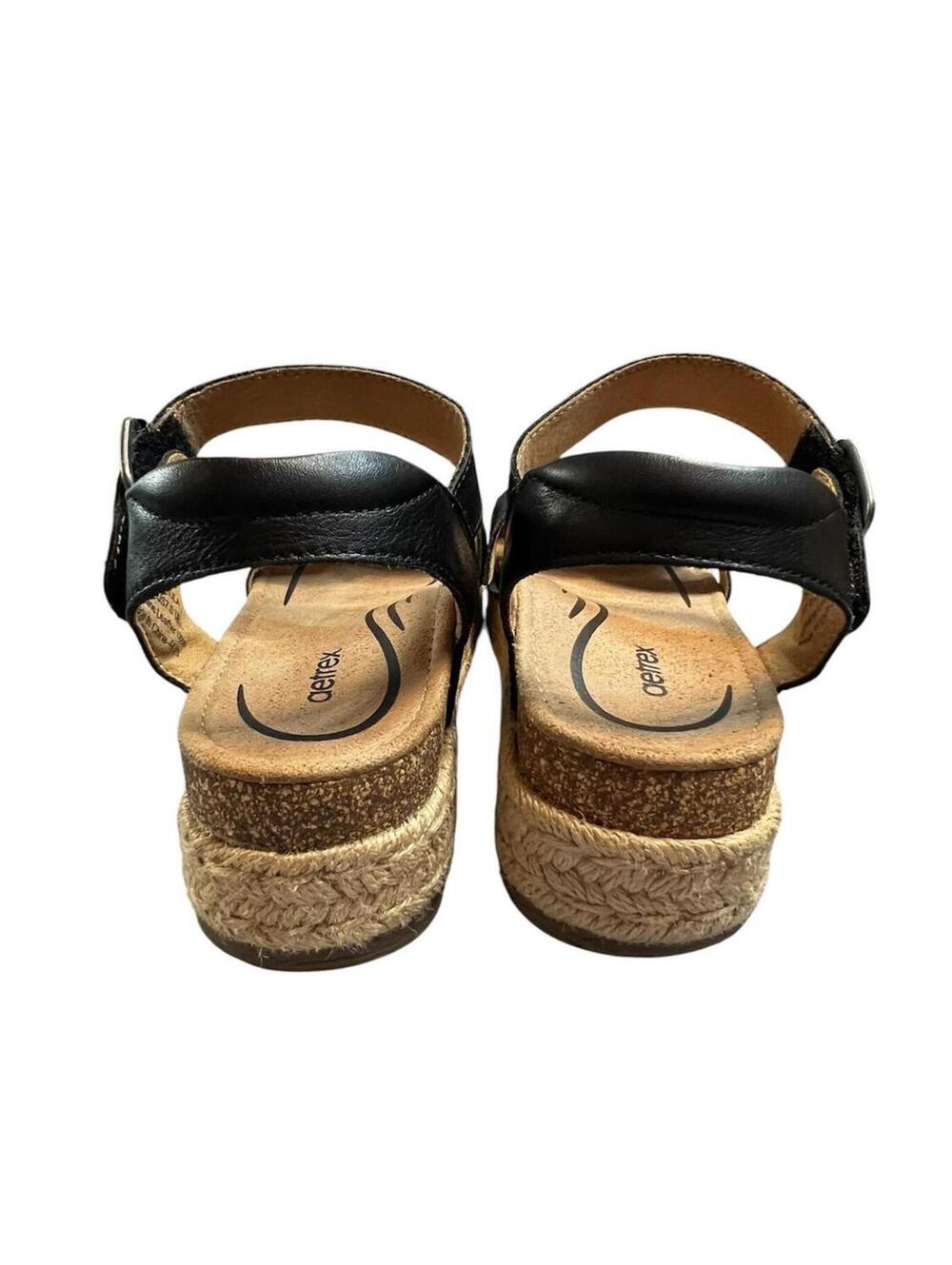 Aetrex Paula Leather Orthopedic Sandals | Comfort Core Boho | Size 7 / 37 - Picture 3 of 8